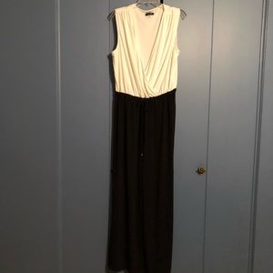 Black and white jumpsuit